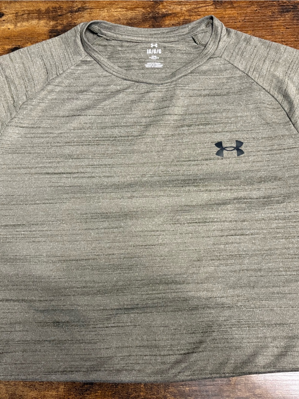 Under Armour Men's Gray Heather Long Sleeve Performance Tee